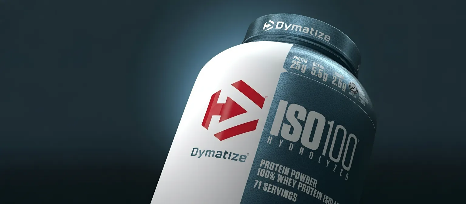 Dymatize, Proteínas Iso 100% Hidrolizadas e Isolatadas.