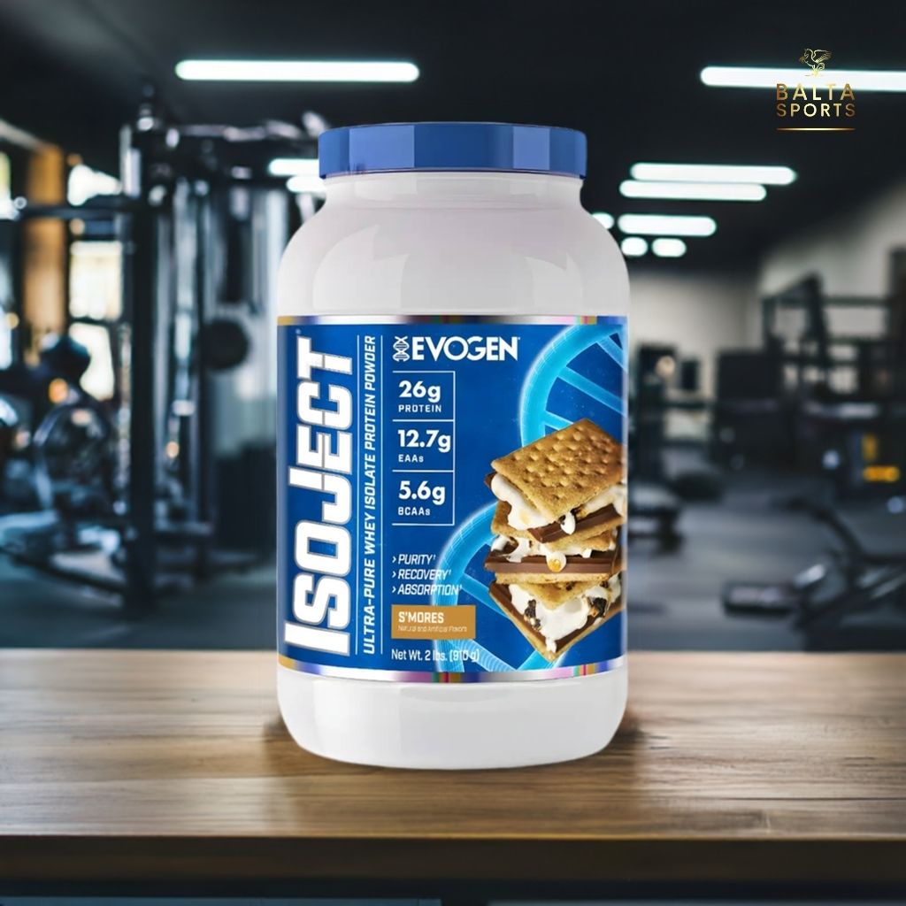 Proteína Evogen IsoJect Whey Isolatada Ultra-Pura 2 lbs Sabor S'mores.