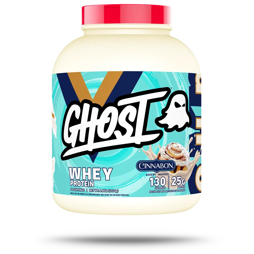 Proteína Ghost Whey 4.80 lbs Sabor Cinnabon.