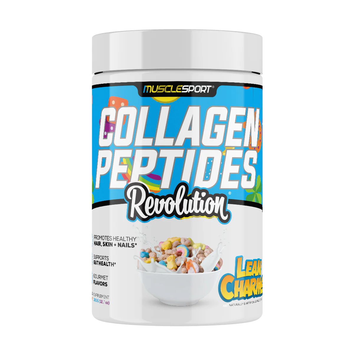 Péptidos de Colágeno MuscleSport Her Series 360g Sabor Lean Charms.