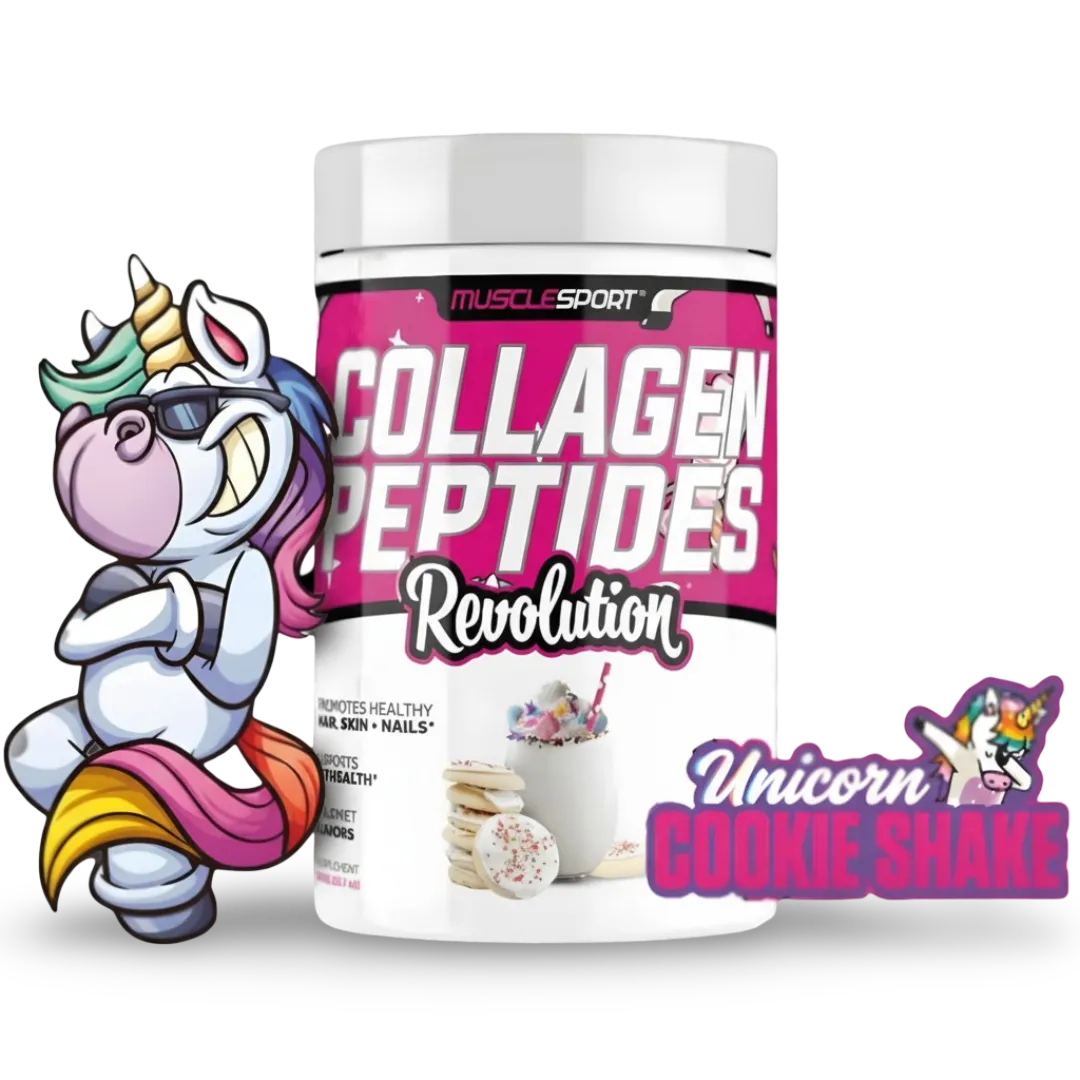 Péptidos de Colágeno MuscleSport Her Series 360g Sabor Unicorn Cookie Shake.