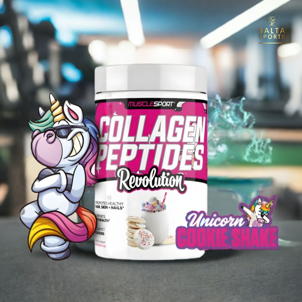 Péptidos de Colágeno MuscleSport Her Series 360g Sabor Unicorn Cookie Shake.