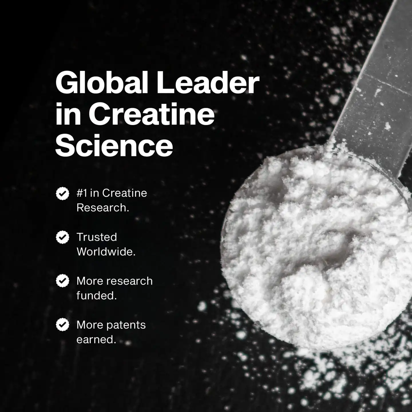 Creatina 100% Muscletech Platinum 80 Servicios 400g Sin Sabor.