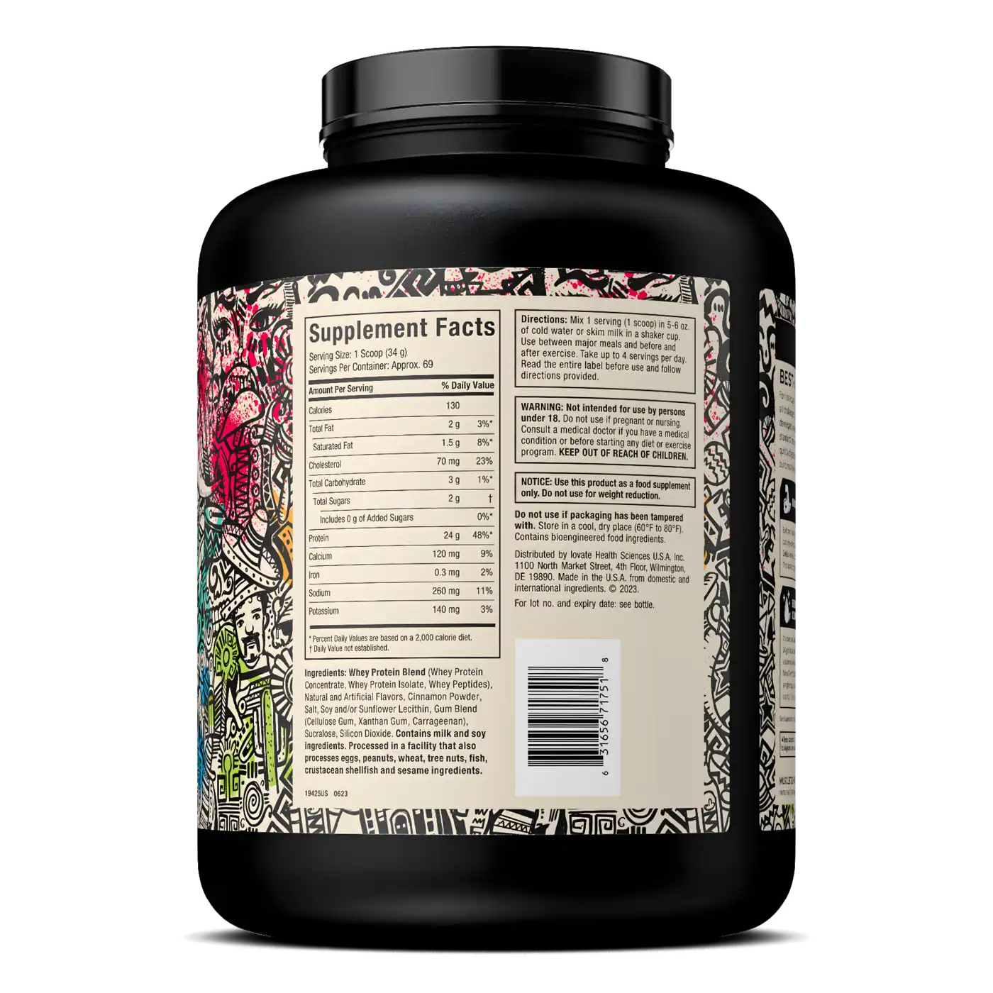 Proteína Muscletech Nitro Tech 100% Whey Gold 5.10 lbs Sabor Churros.