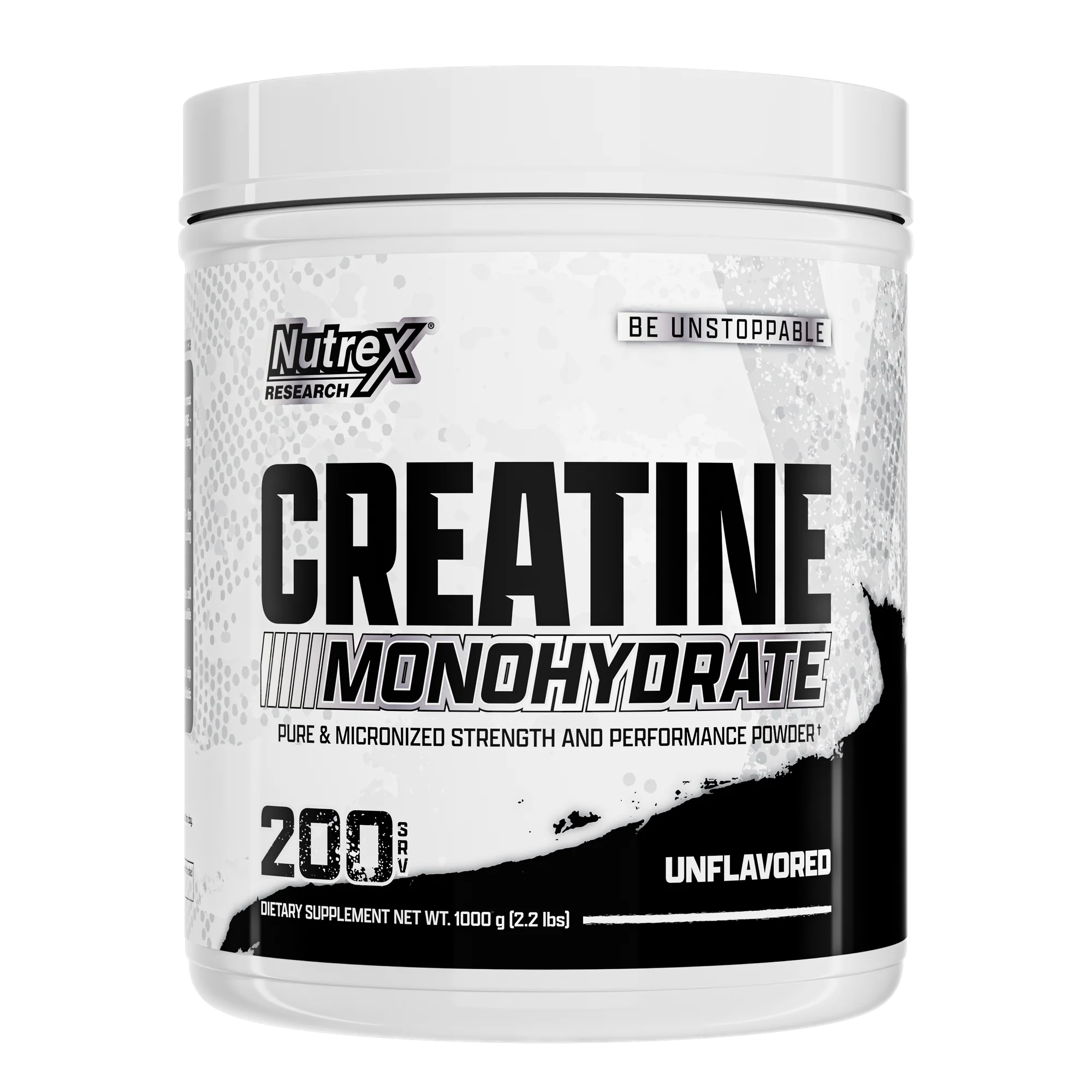 Creatina Nutrex Monohidratada Pura 200 Servicios 1000g Sin Sabor.