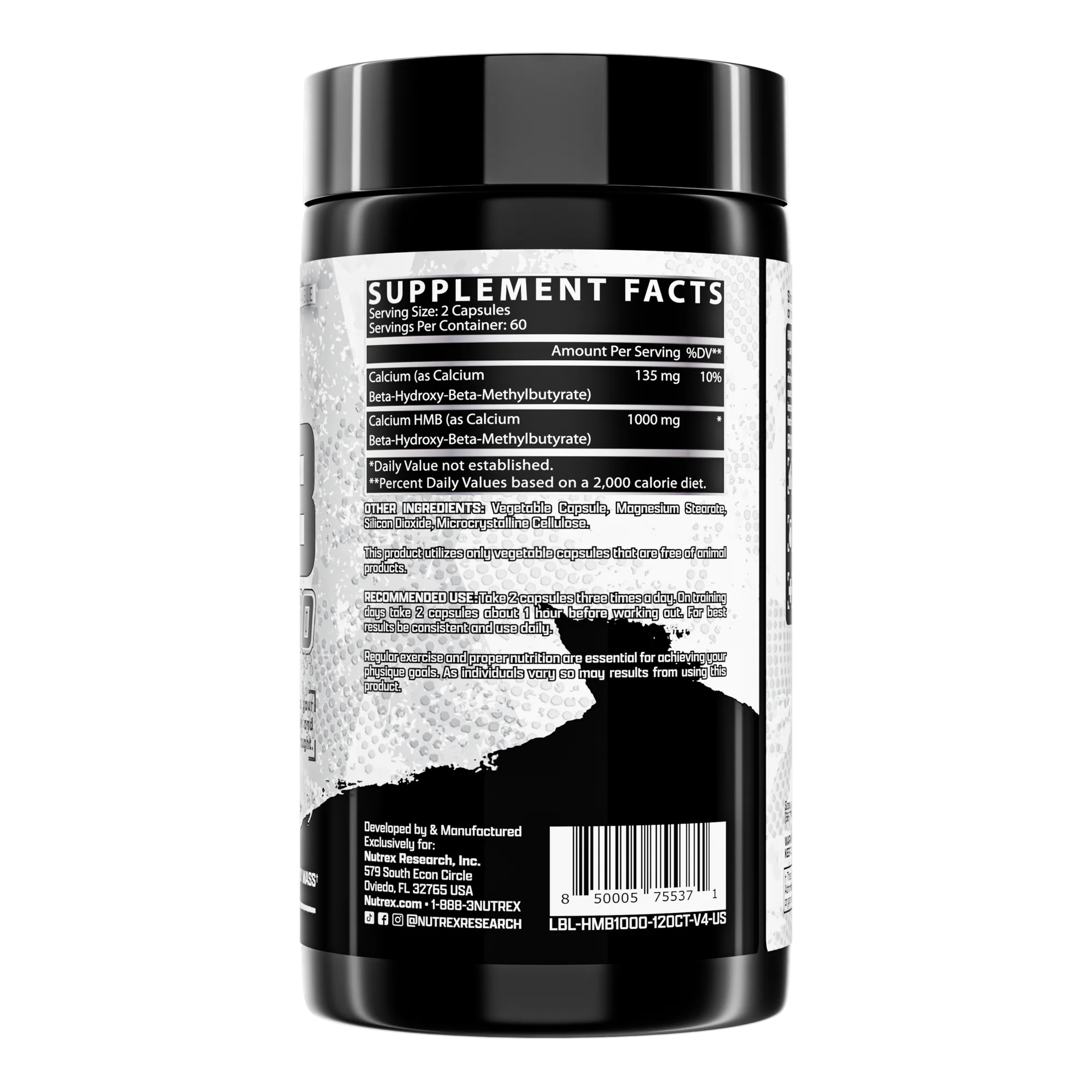 Multivitamínico Nutrex HMB 1000 con 120 Cápsulas.