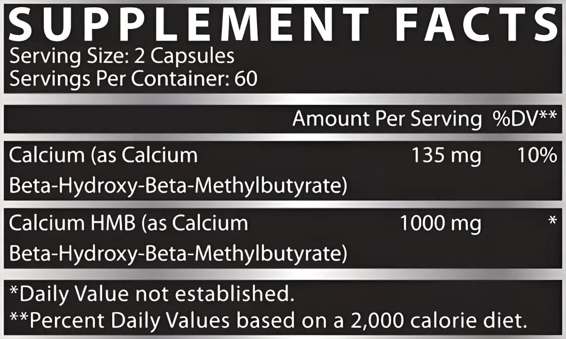 Multivitamínico Nutrex HMB 1000 con 120 Cápsulas.