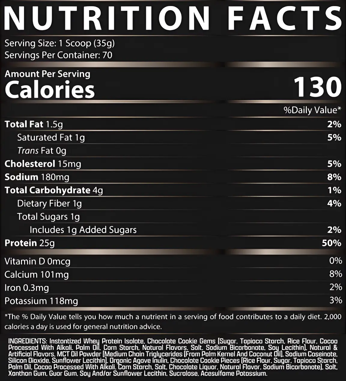 Proteína Nutrex IsoFit Isolatada Premium 5.4 lbs Sabor Cookies and Cream.