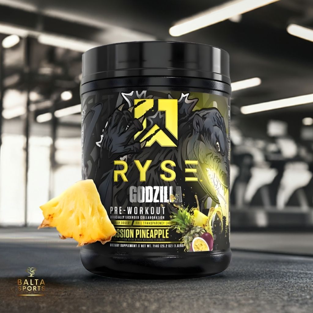 Pre Entreno Ryse Godzilla 40 Servicios 714g Sabor Passion Pineapple.