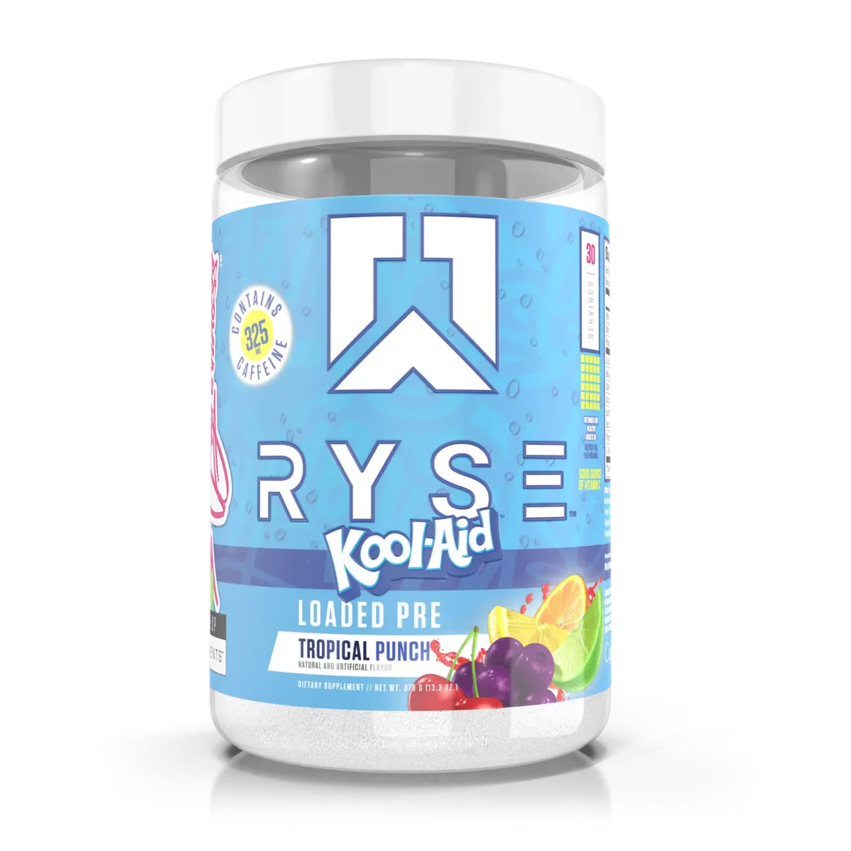 Pre Entreno Ryse Kool Aid 30 Servicios 420g Sabor Tropical Punch.