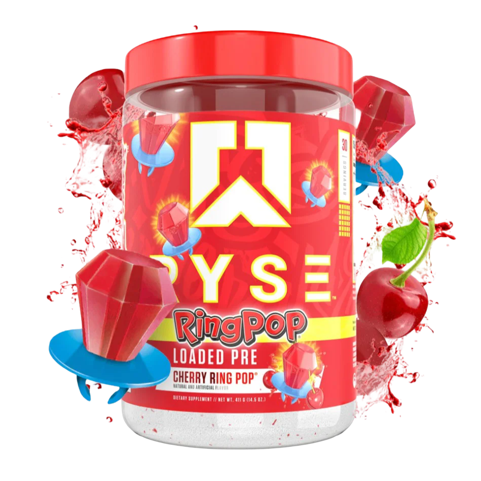 Pre Entreno Ryse Ring Pop 30 Servicios 420g Sabor Cherry Ring Pop.
