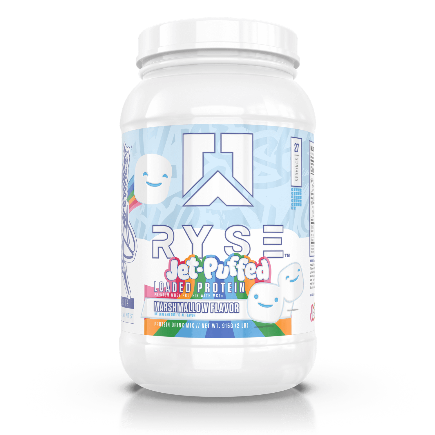 Proteína Ryse Whey Premium con MCT's 2 lbs Sabor Jet-Puffed™ Marshmallow.