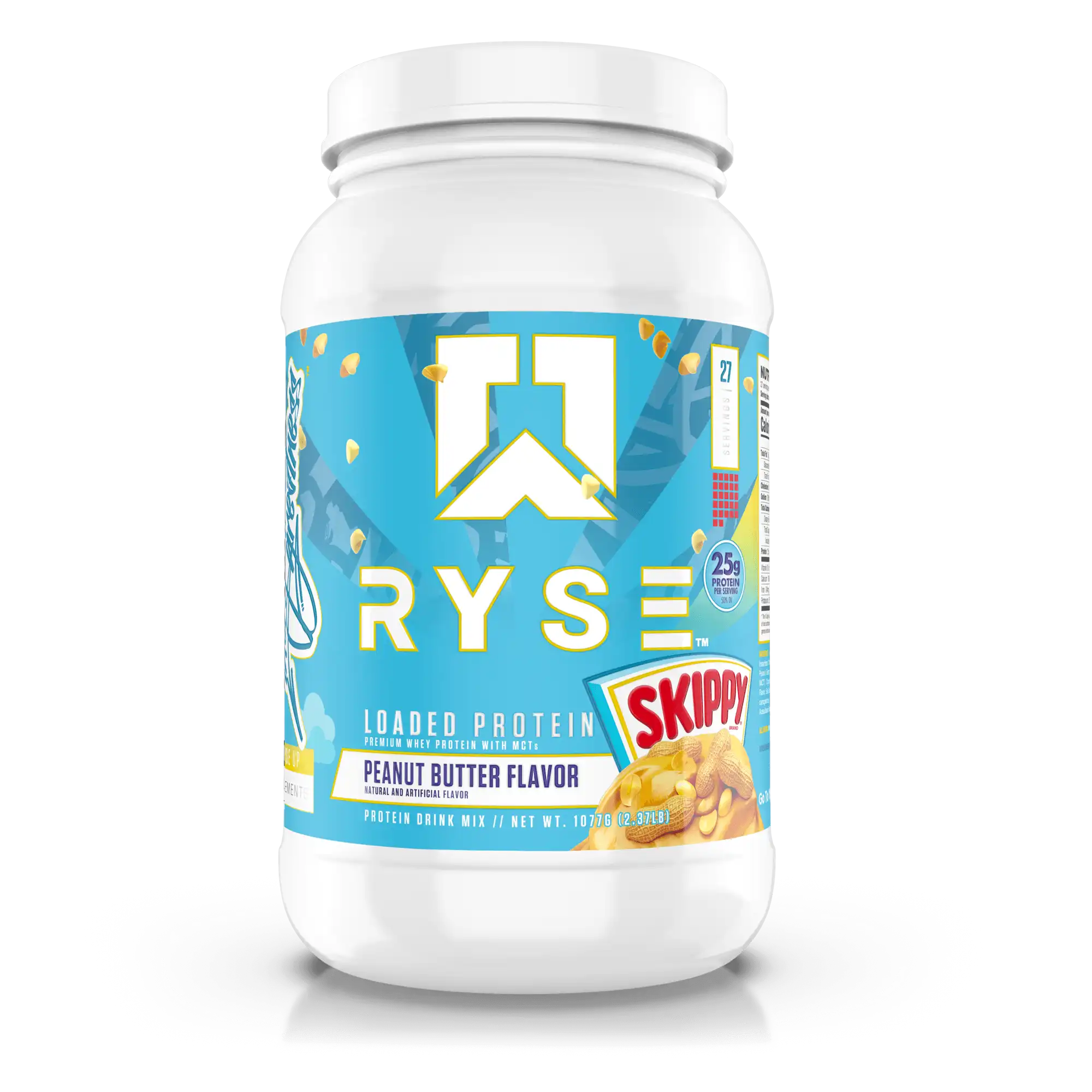 Proteína Ryse Whey Premium con MCT's 2.37 lbs Sabor Skippy® Peanut Butter.