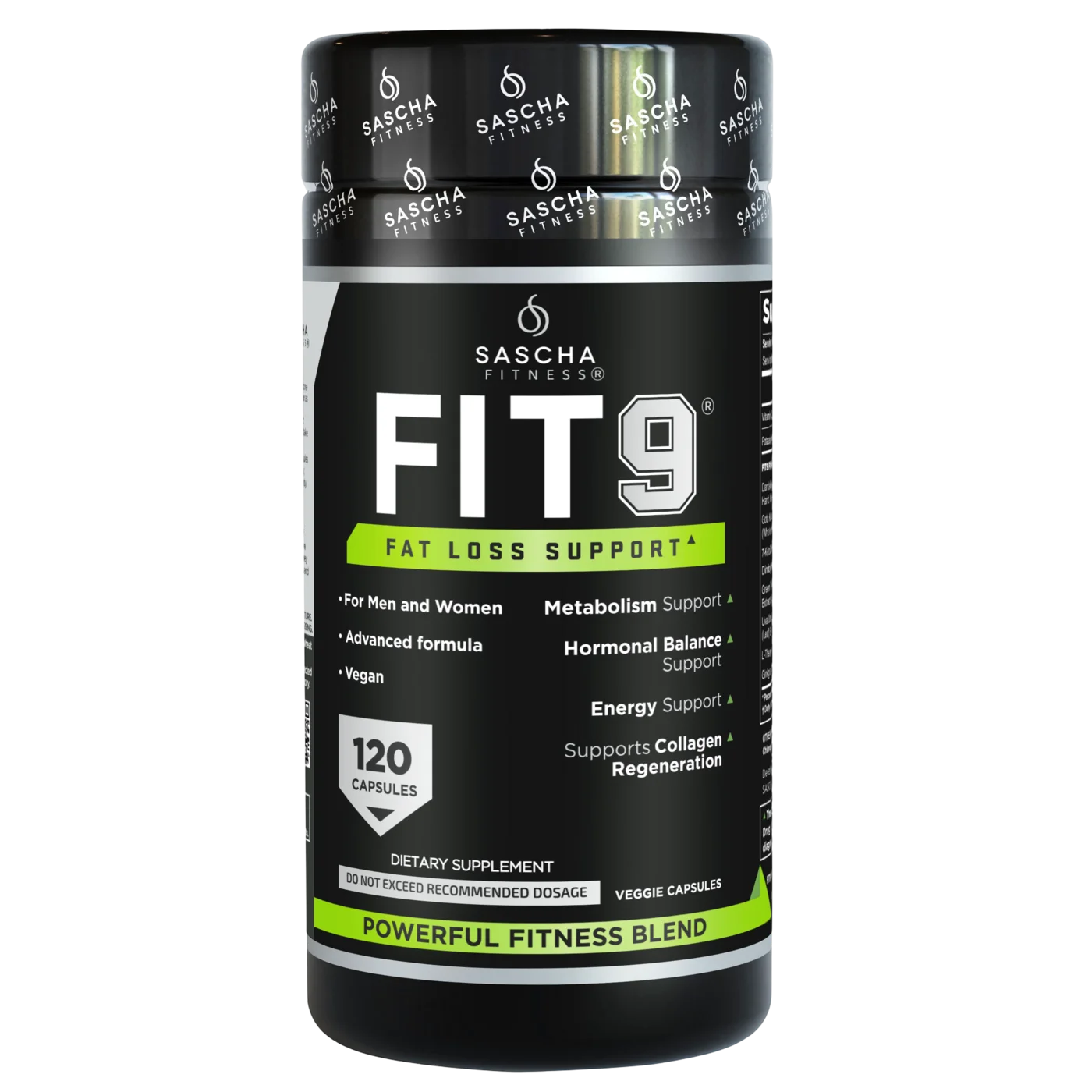 Multivitamínico Sascha Fitness Fit 9 con 120 Cápsulas.